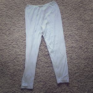 Cuddl duds white pants